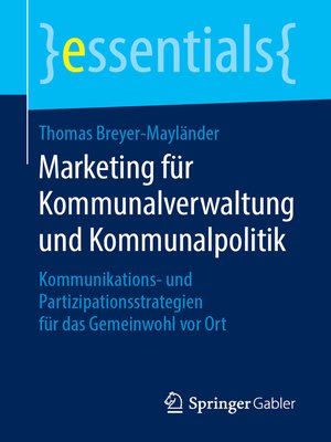 cover image of Marketing für Kommunalverwaltung und Kommunalpolitik